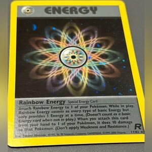 Pokémon Rainbow Energy Holographic 1st edition - Holofoil Card - Mint Condition